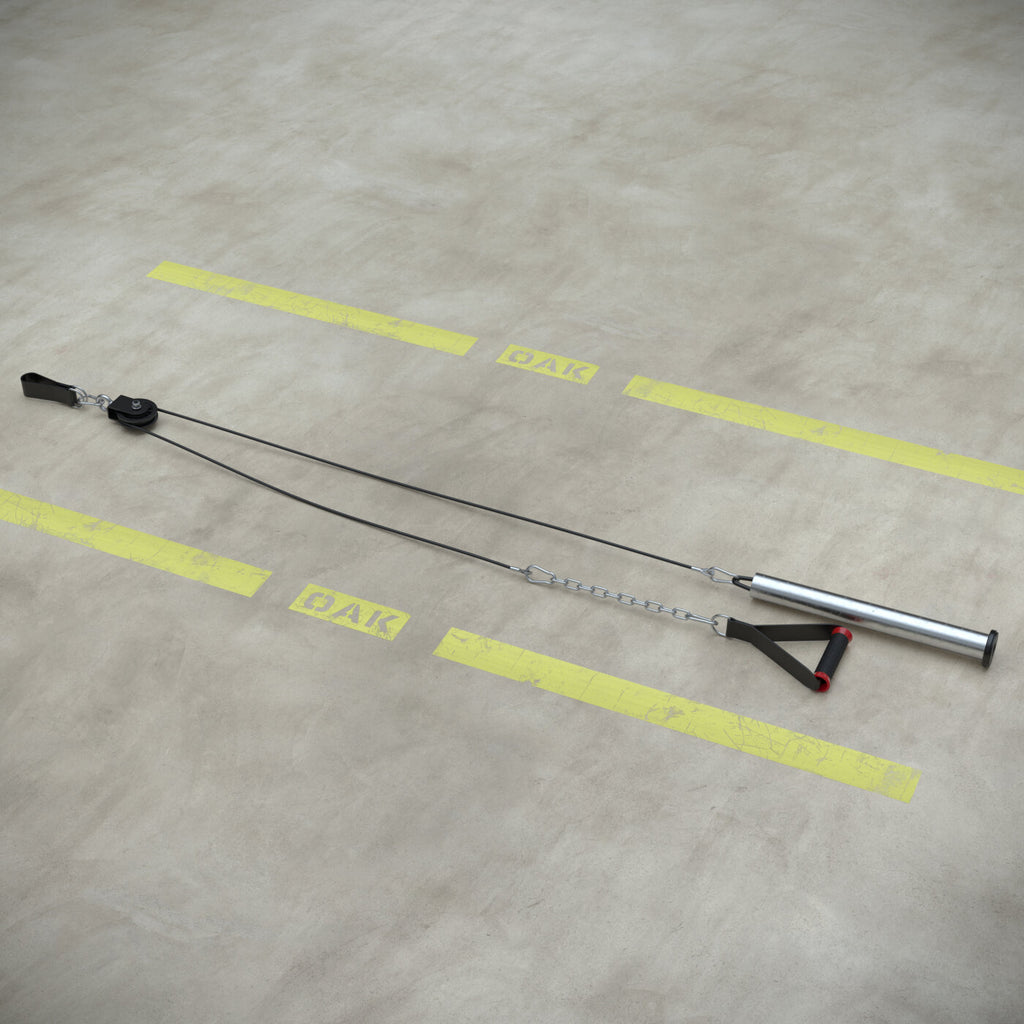 Cable station pulley system attachment for homegyms