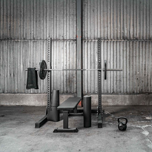Oak Squat Stand i stort garage