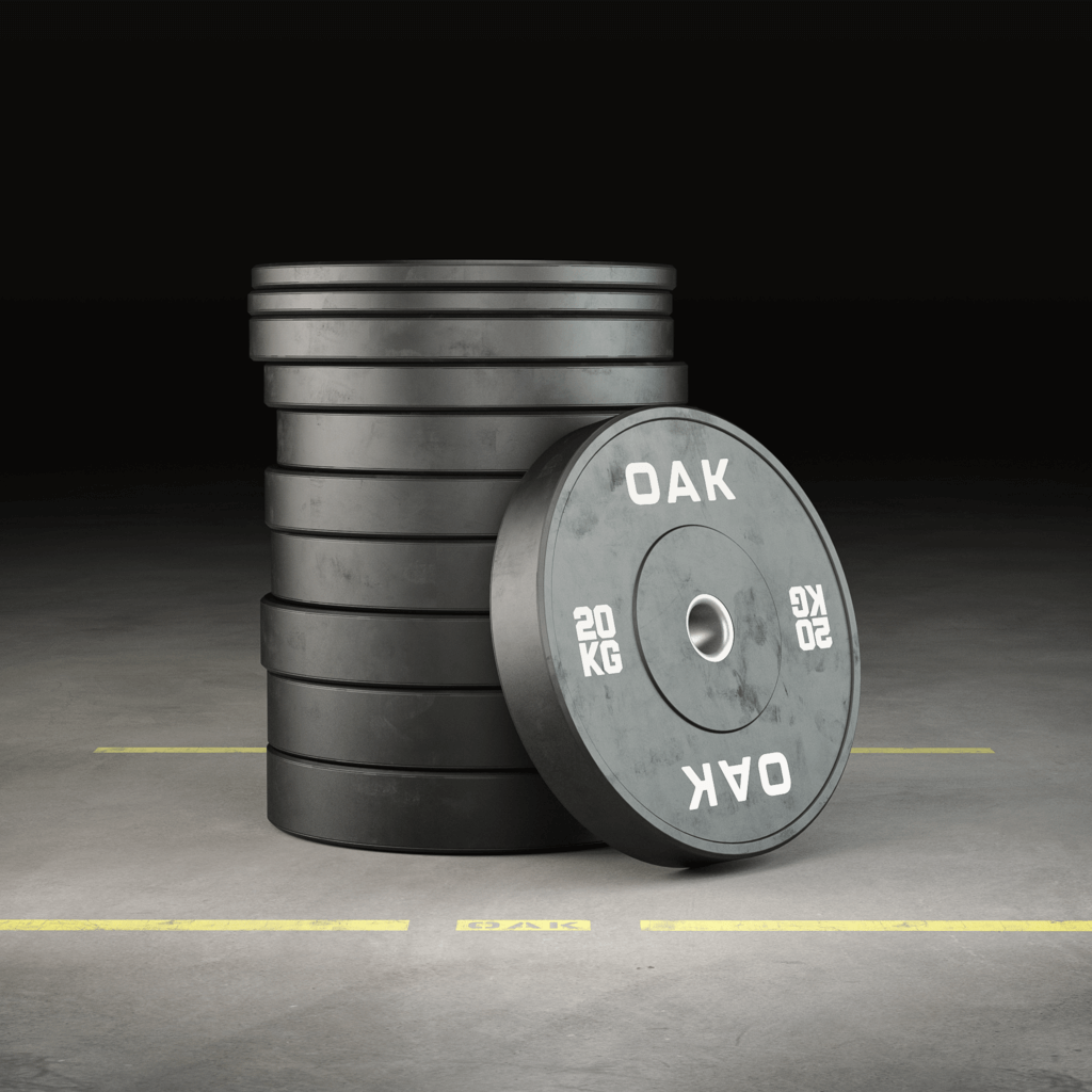 Oak rubber bumpers paket med 100 kg