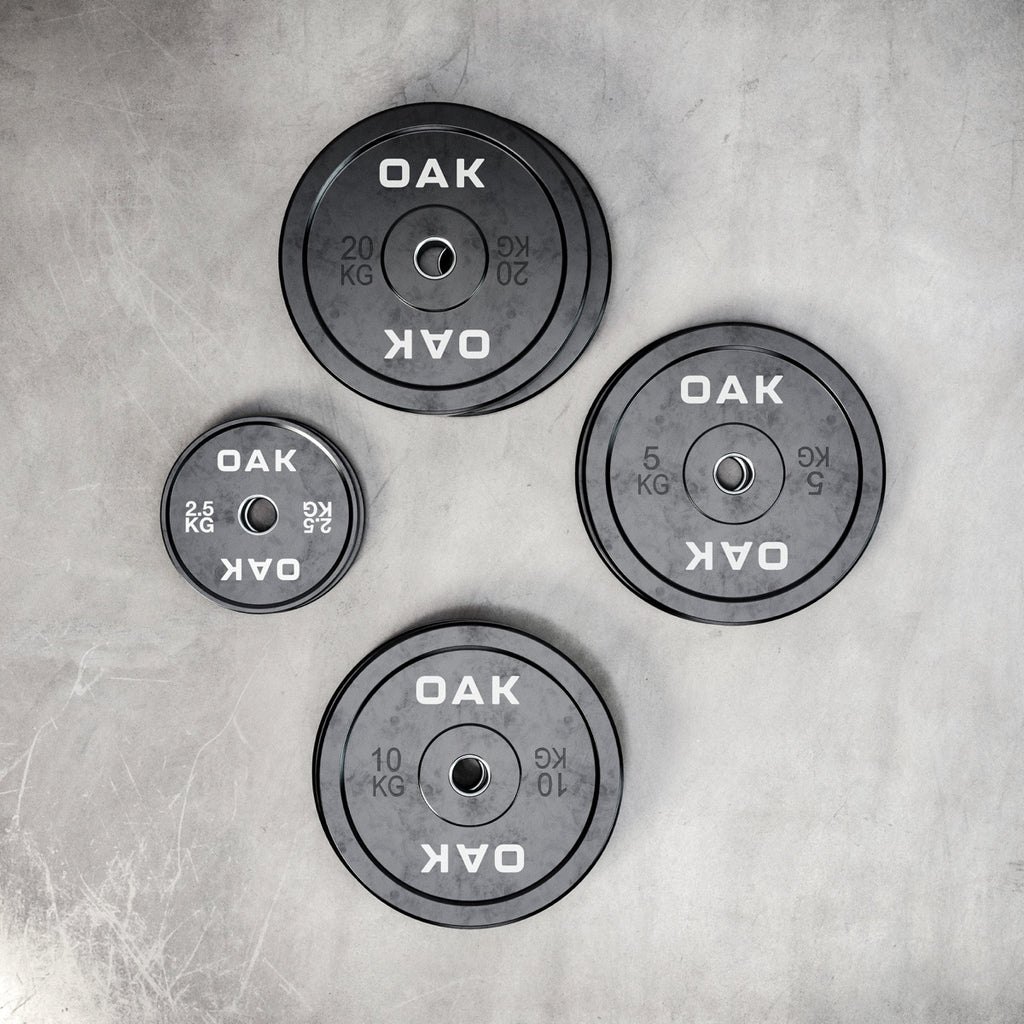 Oak Bumpers är viktskivor som är gummerade