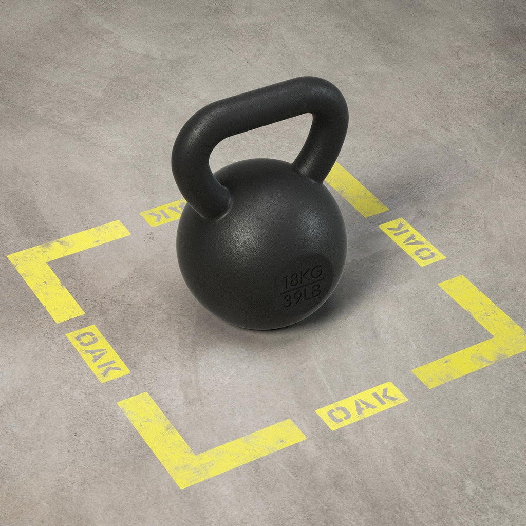 Kettlebell 18kg av gjutjärn från Oak